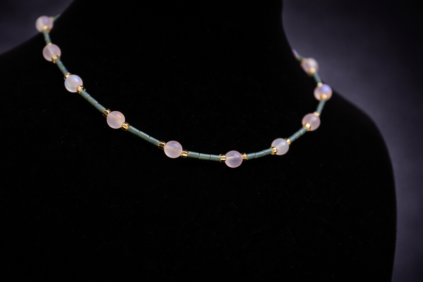 Blush Current Necklace