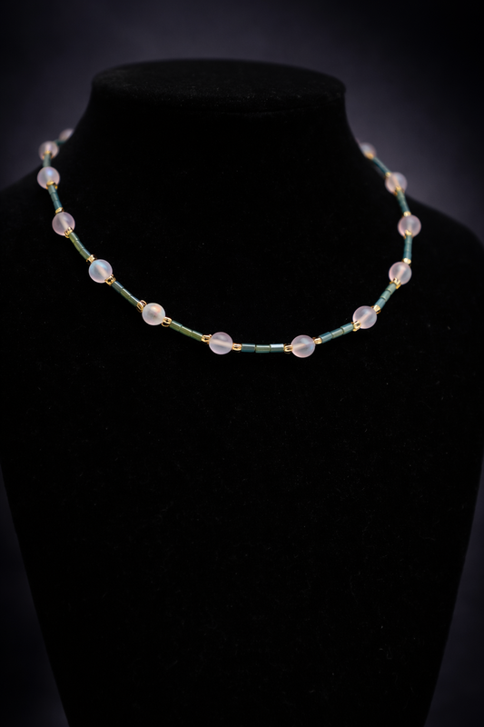 Blush Current Necklace