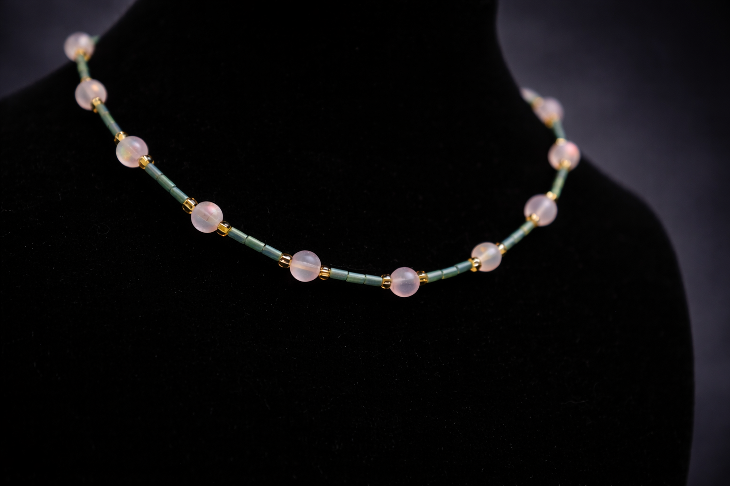Blush Current Necklace